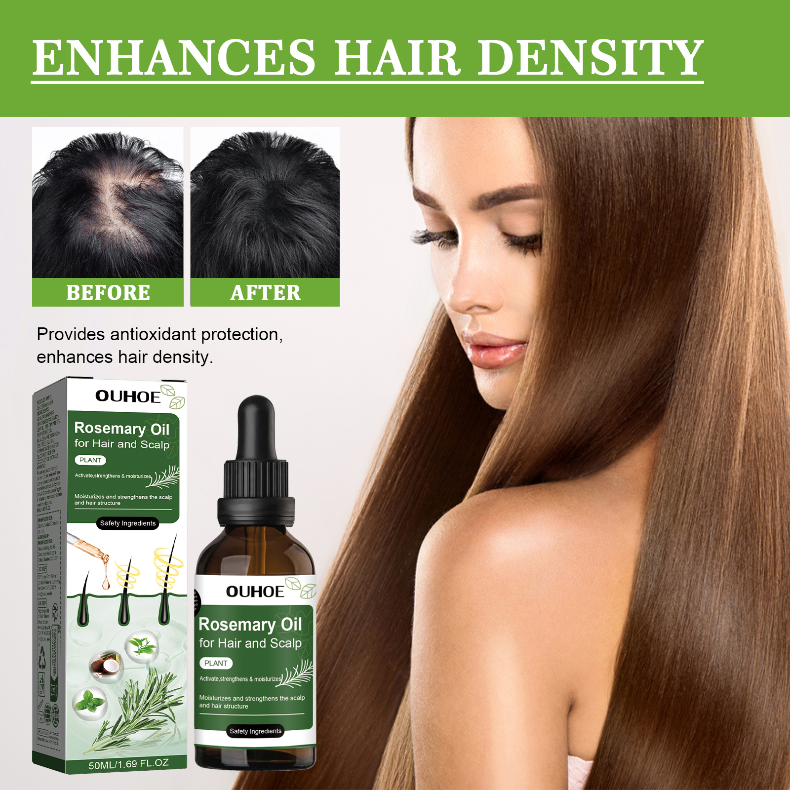 Hair Care For Hair Loss - Rosemary Anti Hair Loss Oil Nourishing