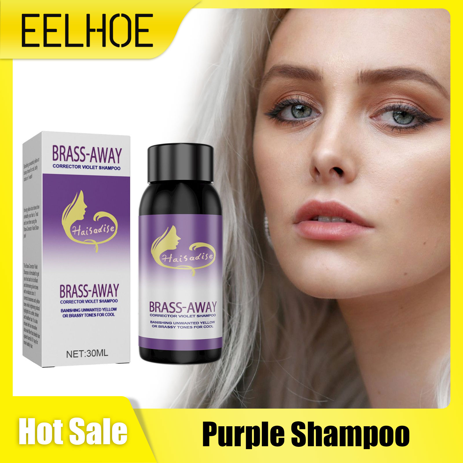 Hair Care Natural - EELHOE Purple Shampoo for Blonde Hair