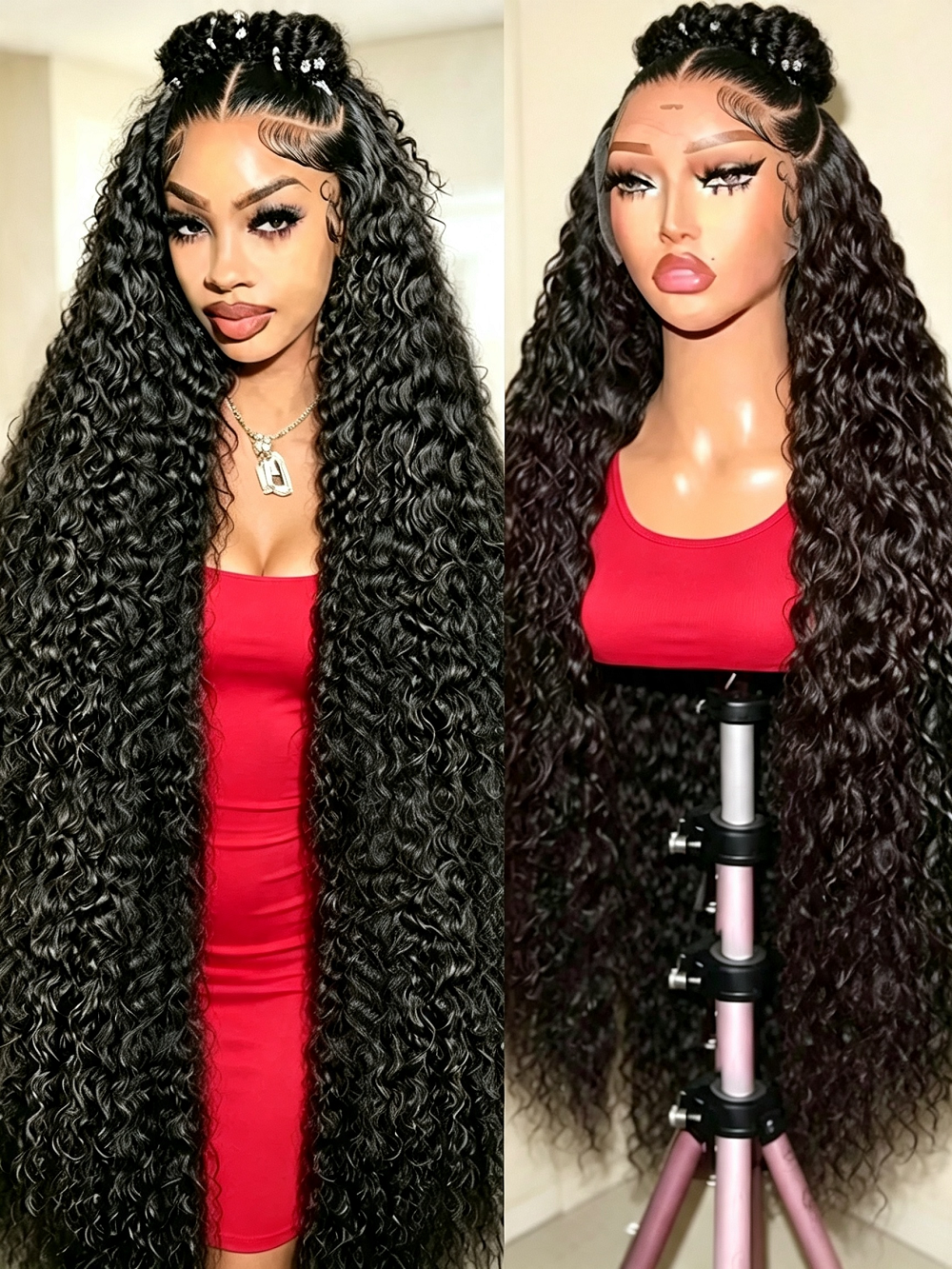 Hair Care Natural - Deep Wave 13x6 Lace Front Human