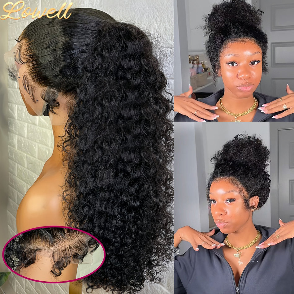 Lace Front Wig - 200 Density Water Wave Lace Front