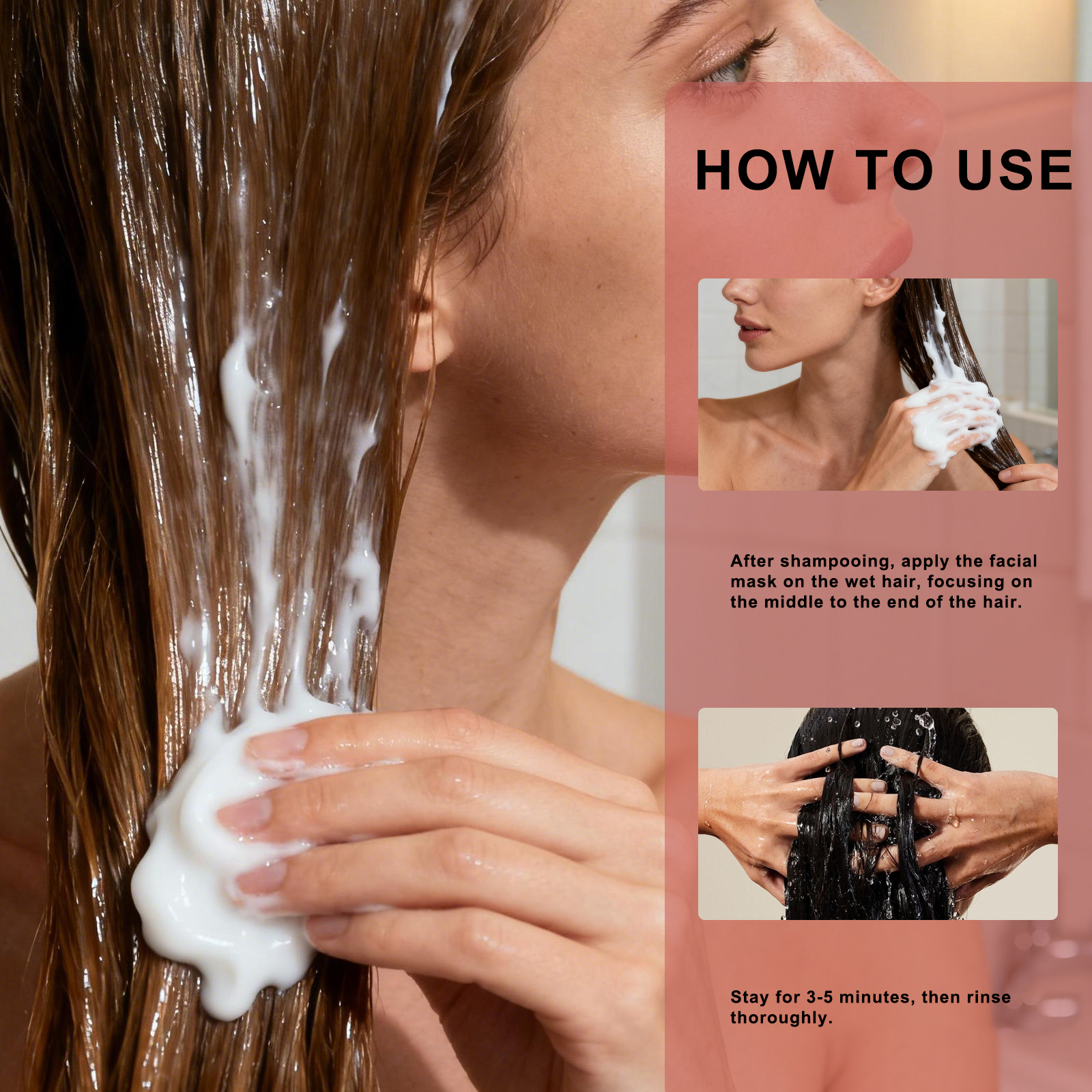 Leave-In Hair Mask Deep Repair - Hair Care Treatment ulasan dan harga