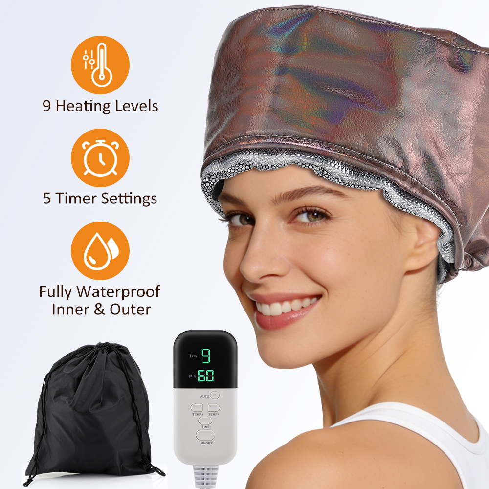 Thermal Cap Hair Steamer 10 Le - Hair Care Hair Mask ulasan dan harga