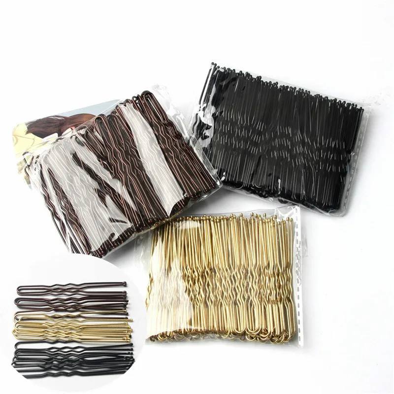 50 Pcs/Bag 5/6/7cm U Shaped Al - Bobby Pin Bulk ulasan dan harga