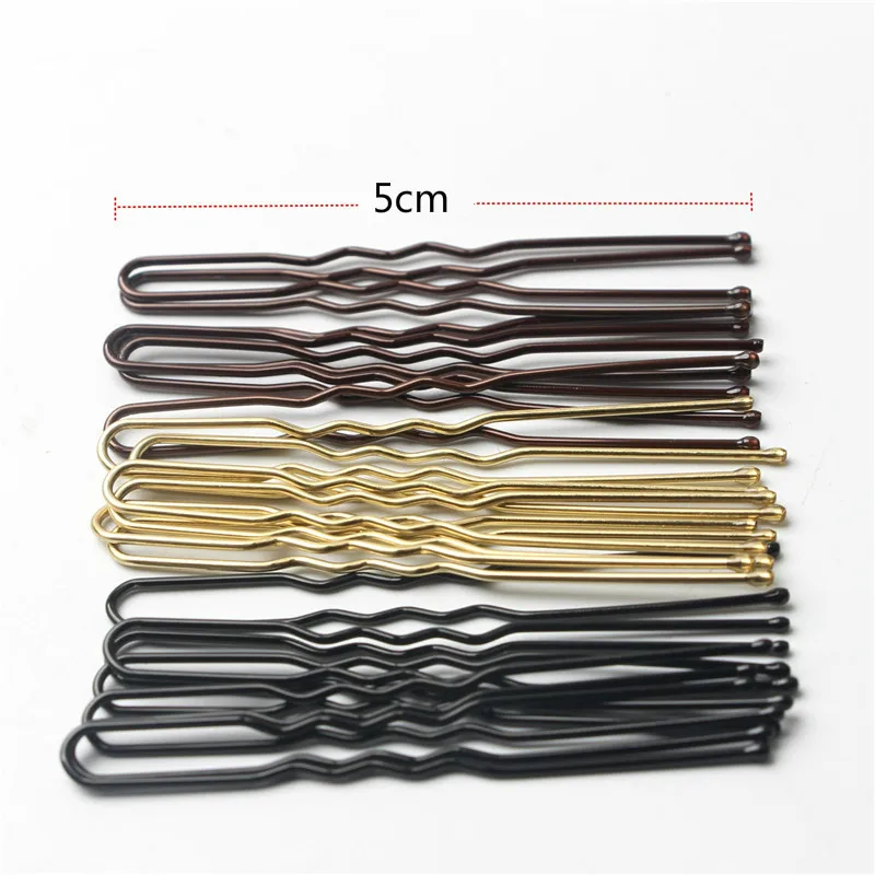 50 Pcs/Bag 5/6/7cm U Shaped Al - Bobby Pin Bulk ulasan dan harga