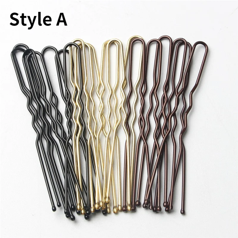 50 Pcs/Bag 5/6/7cm U Shaped Al - Bobby Pin Bulk ulasan dan harga