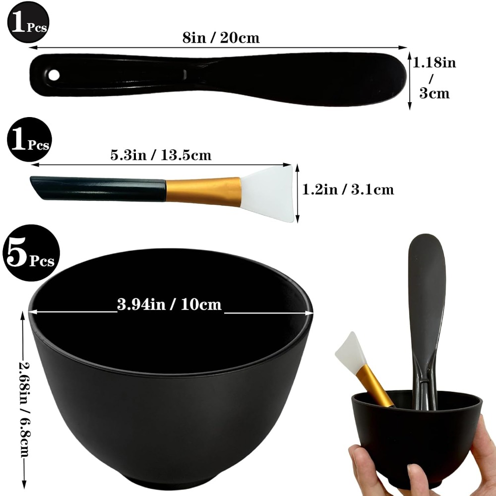 7Pcs Silicone Mixing Bowls for - Hair Care Hair Mask ulasan dan harga