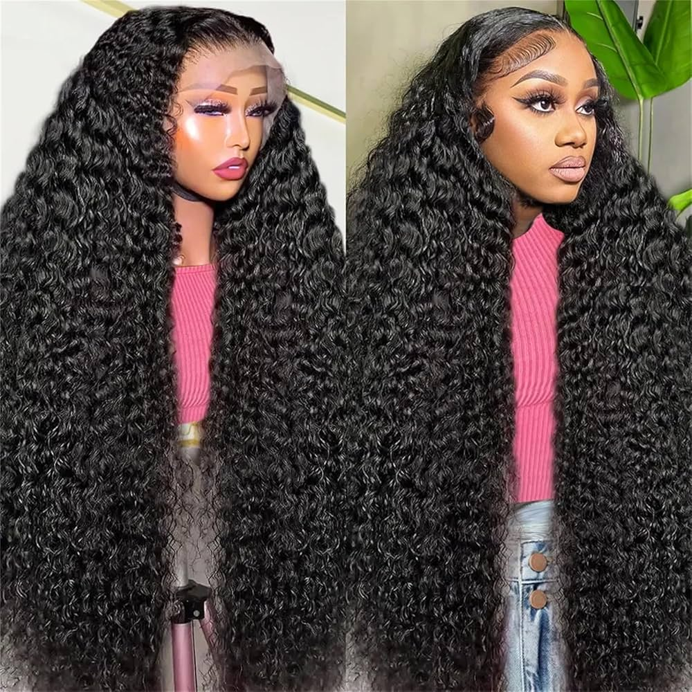 30 36 Inch Loose Deep Wave Hum - Lace Front Wig ulasan dan harga