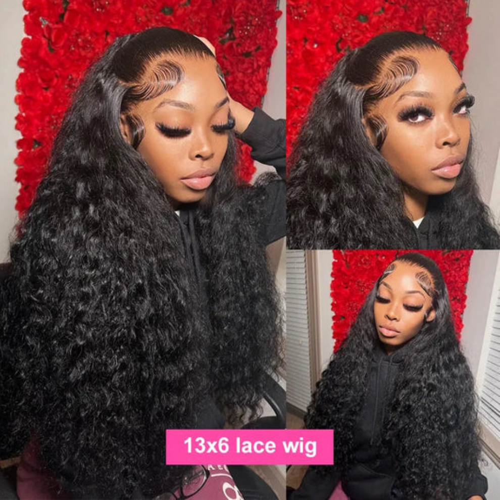 30 36 Inch Loose Deep Wave Hum - Lace Front Wig ulasan dan harga