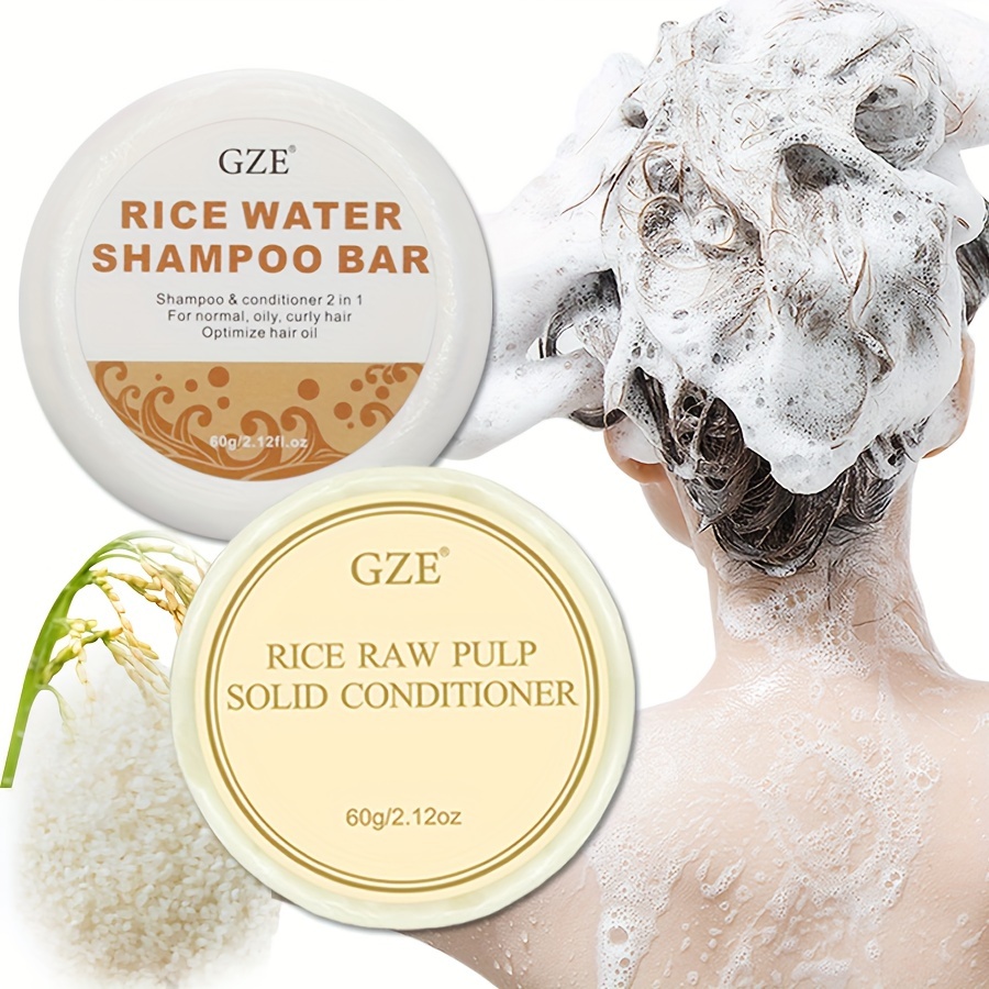 GZE Rice Water Shampoo Bar Soa - Hair Care Treatment ulasan dan harga