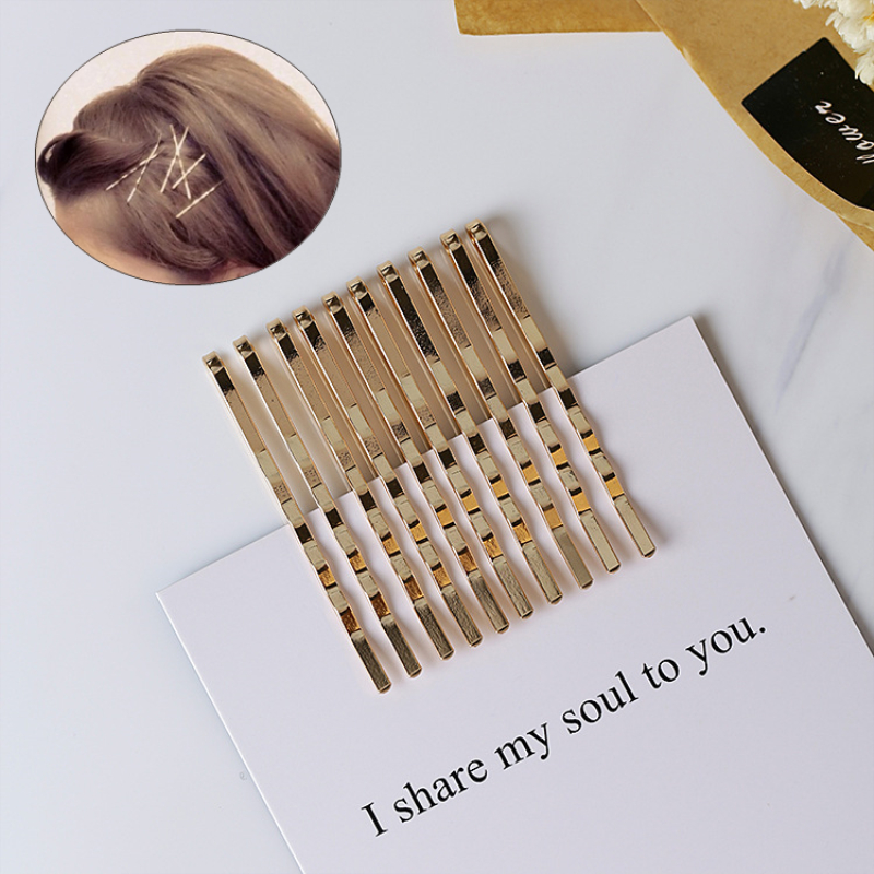 10pcs Hair Clips Hairpins Gold - Bobby Pin Bulk ulasan dan harga