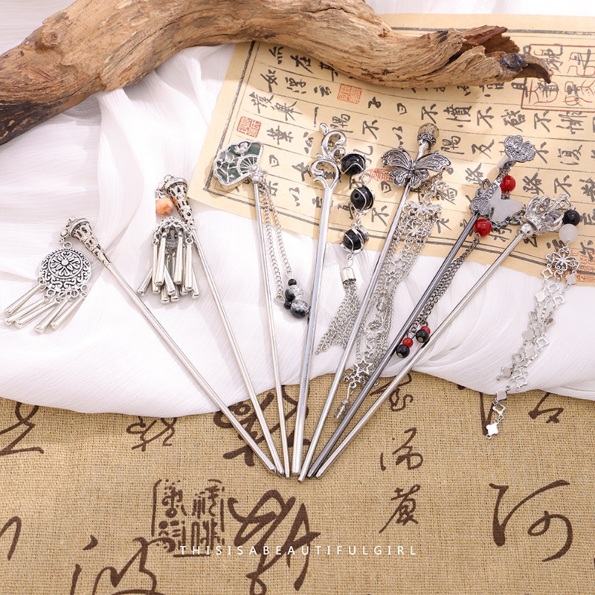 Elegant Women's Hairpin Antiqu - Hair Care Ingredients ulasan dan harga