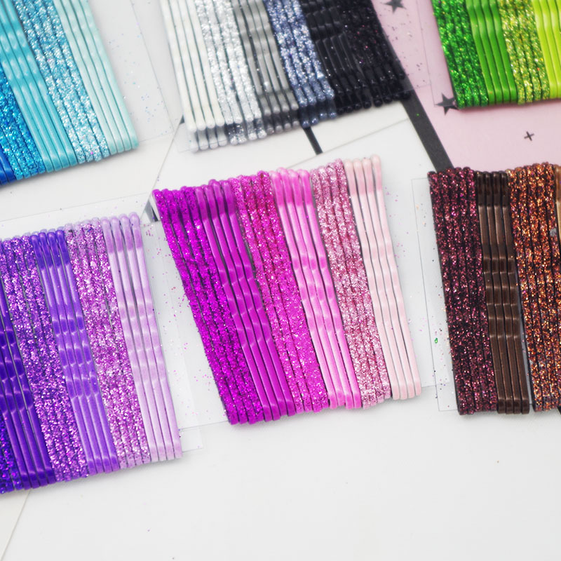 Glitter Bobby Pins 24 Pcs Kore - Bobby Pin Bulk ulasan dan harga