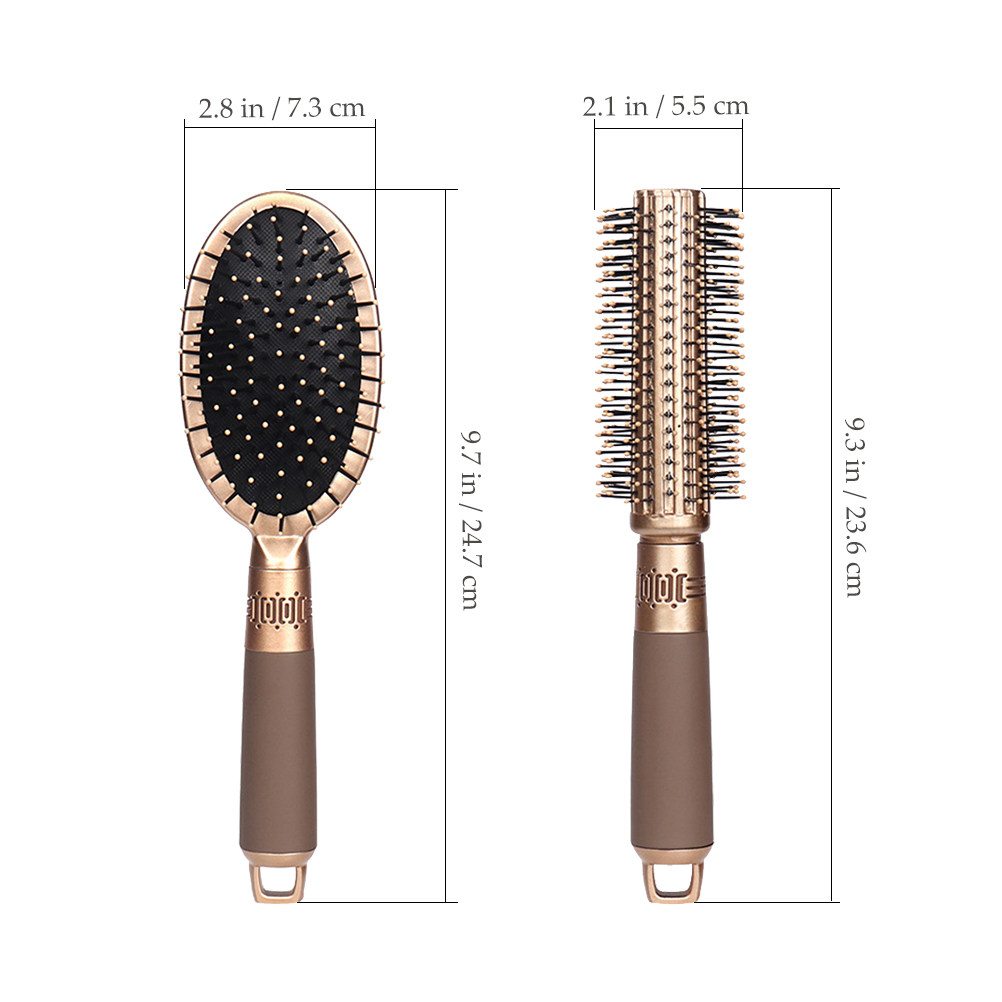 2Pcs Paddle Brush Hair Detangl - Hair Care For Curly Dry Hair ulasan dan harga