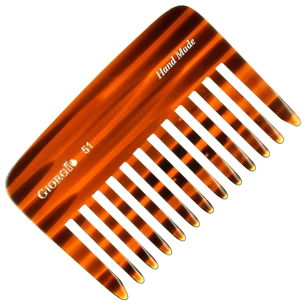 G51 Wide Tooth Detangling Comb - Hair Care For Curly Dry Hair ulasan dan harga