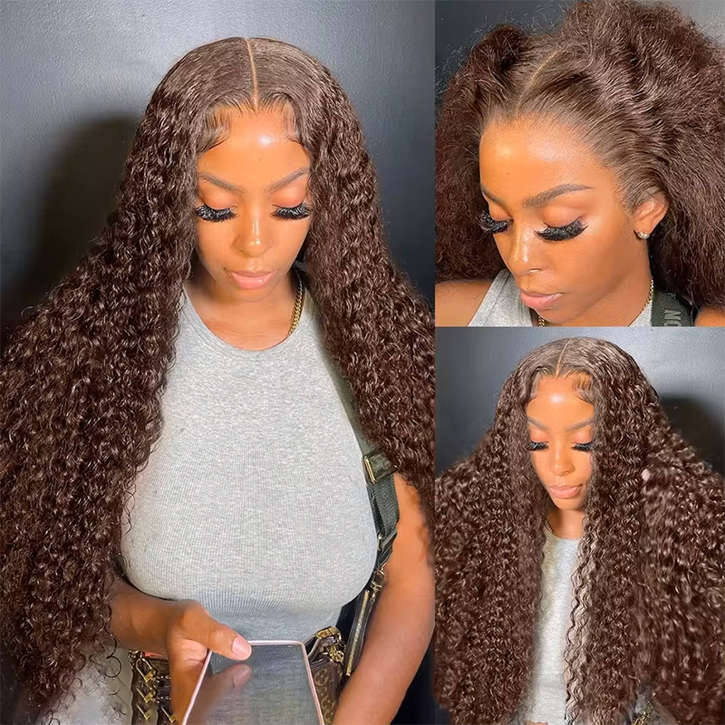 Chocolate Brown Colored 220% D - Lace Front Wig ulasan dan harga