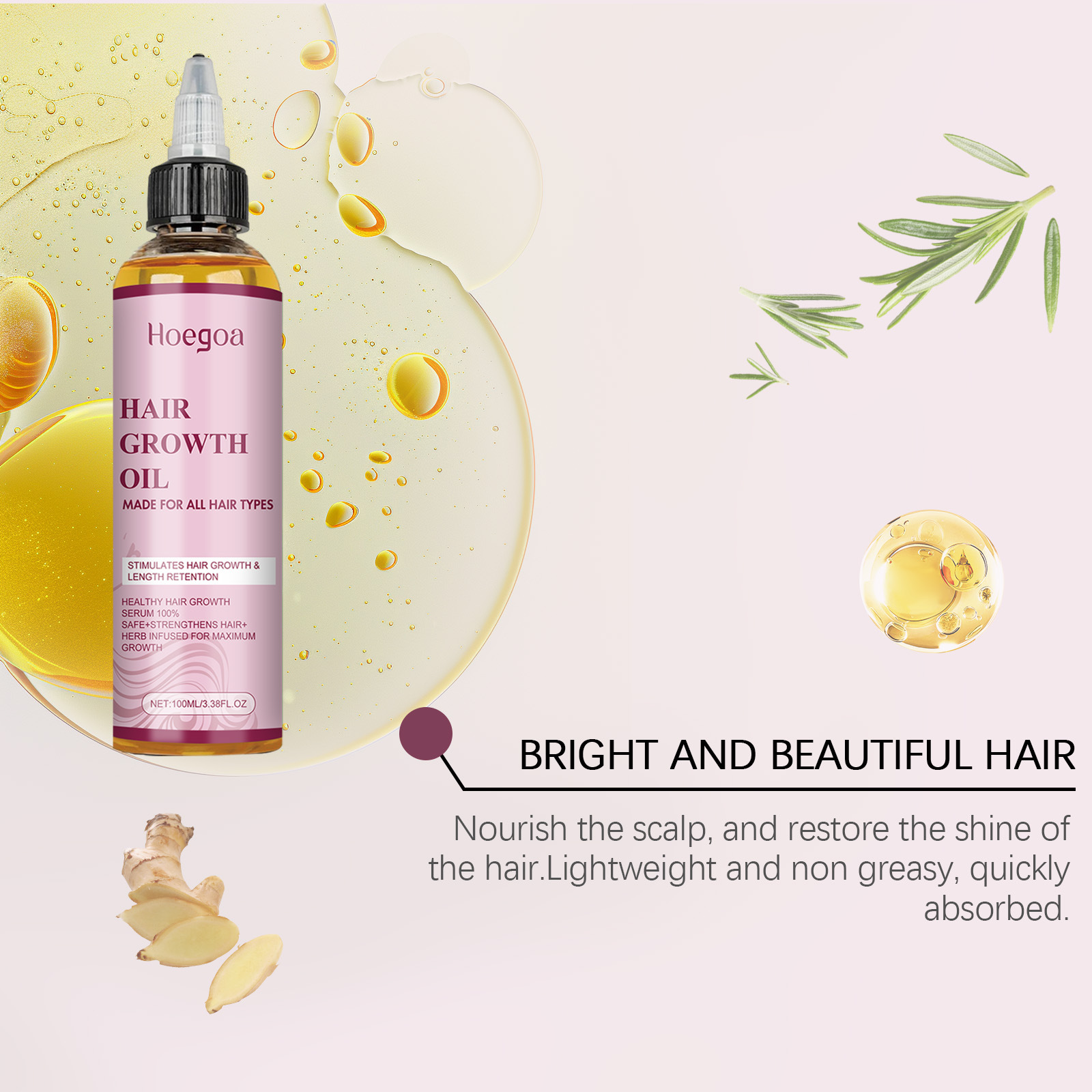 Hair Growth Oil Repair Split E - Hair Care For Hair Loss ulasan dan harga