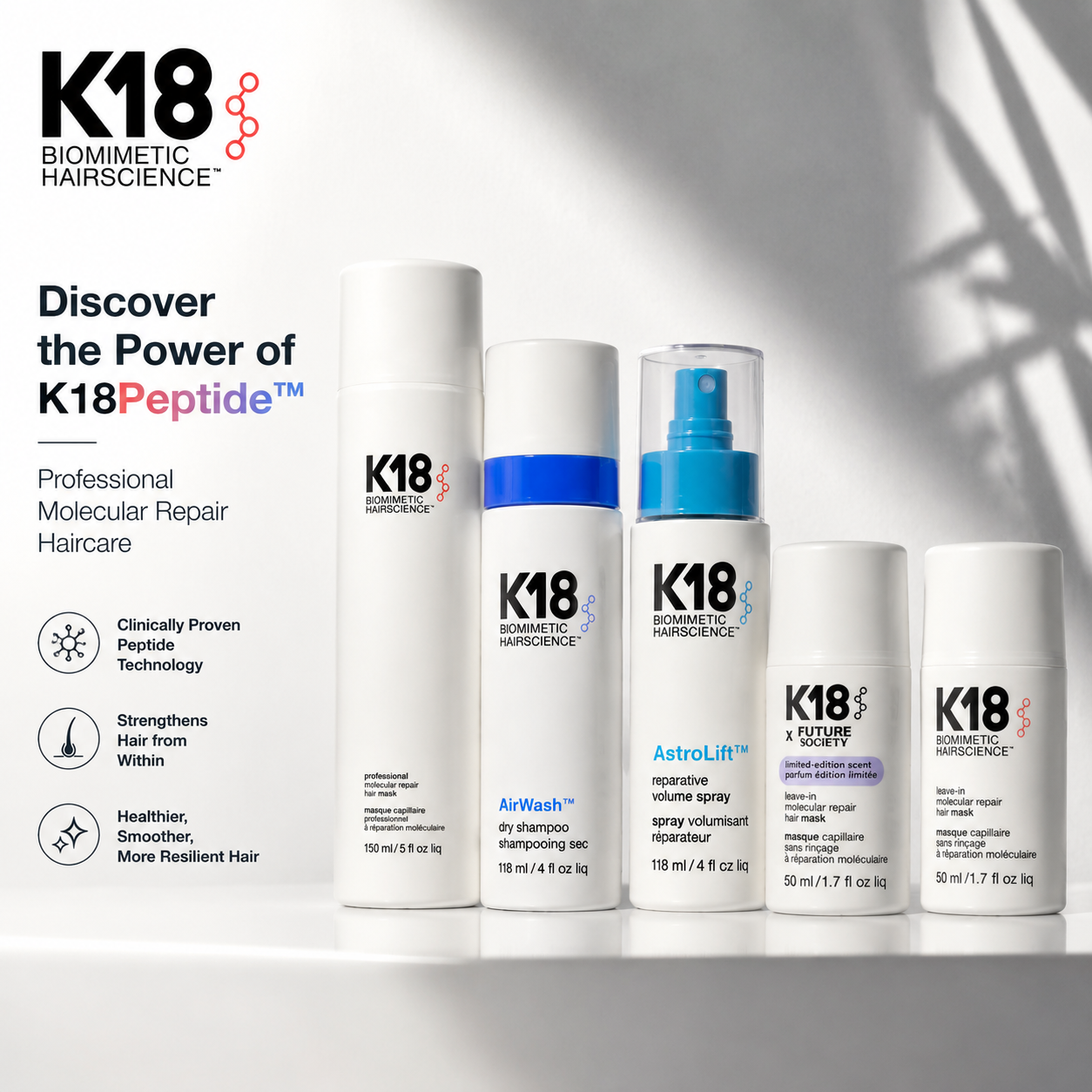 K18 Leave-In Molecular Repair  - Hair Care Nutrition ulasan dan harga