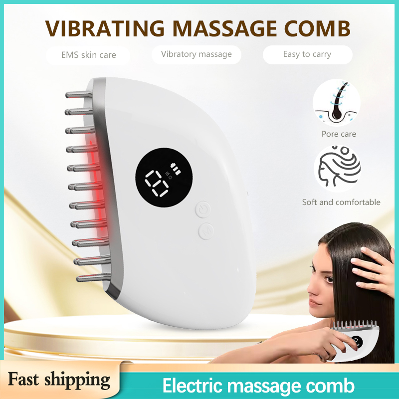 Electric Hair Growth Comb Red  - Hair Care For Hair Loss ulasan dan harga
