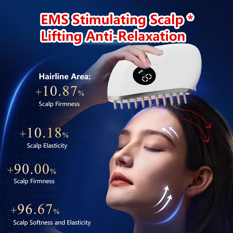 Electric Hair Growth Comb Red  - Hair Care For Hair Loss ulasan dan harga