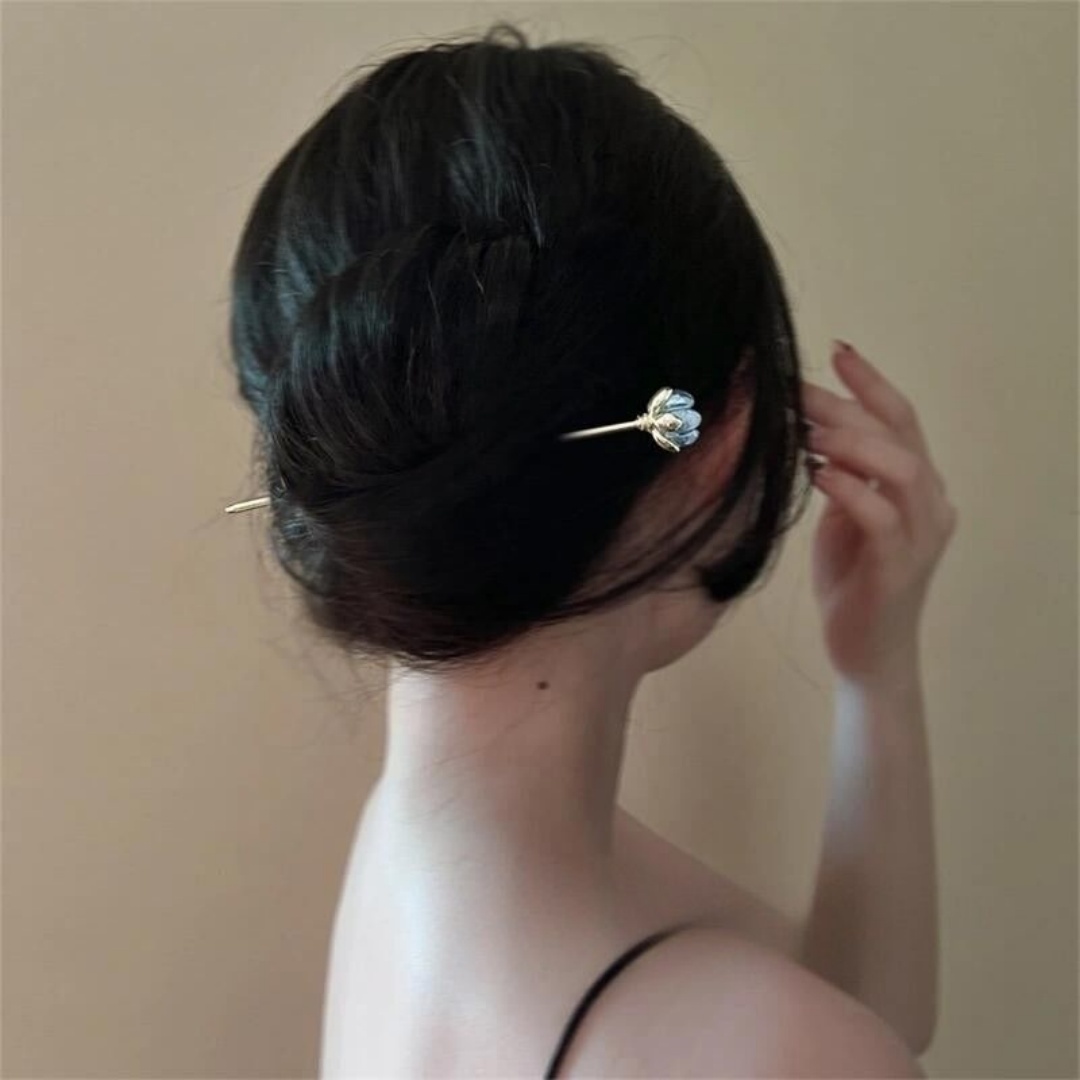 Blue Flower Hairpin, Daily Hai - Hair Care Ingredients ulasan dan harga