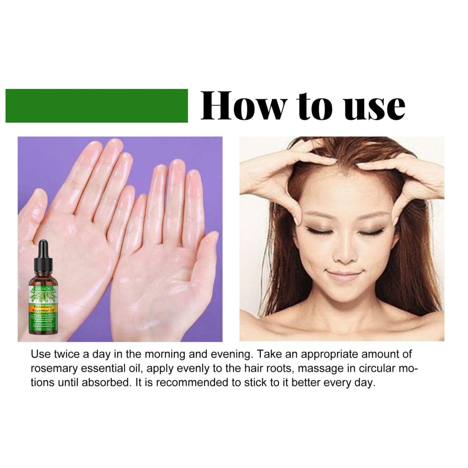 Eelhoe Rosemary Hair Care Esse - Hair Care For Hair Loss ulasan dan harga