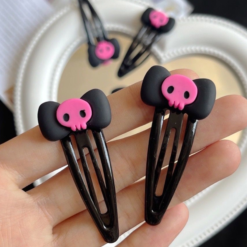 Skull Hairpin Bows Barrettes   - Bobby Pin Bulk ulasan dan harga