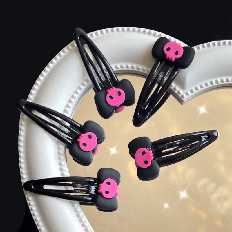 Skull Hairpin Bows Barrettes   - Bobby Pin Bulk ulasan dan harga