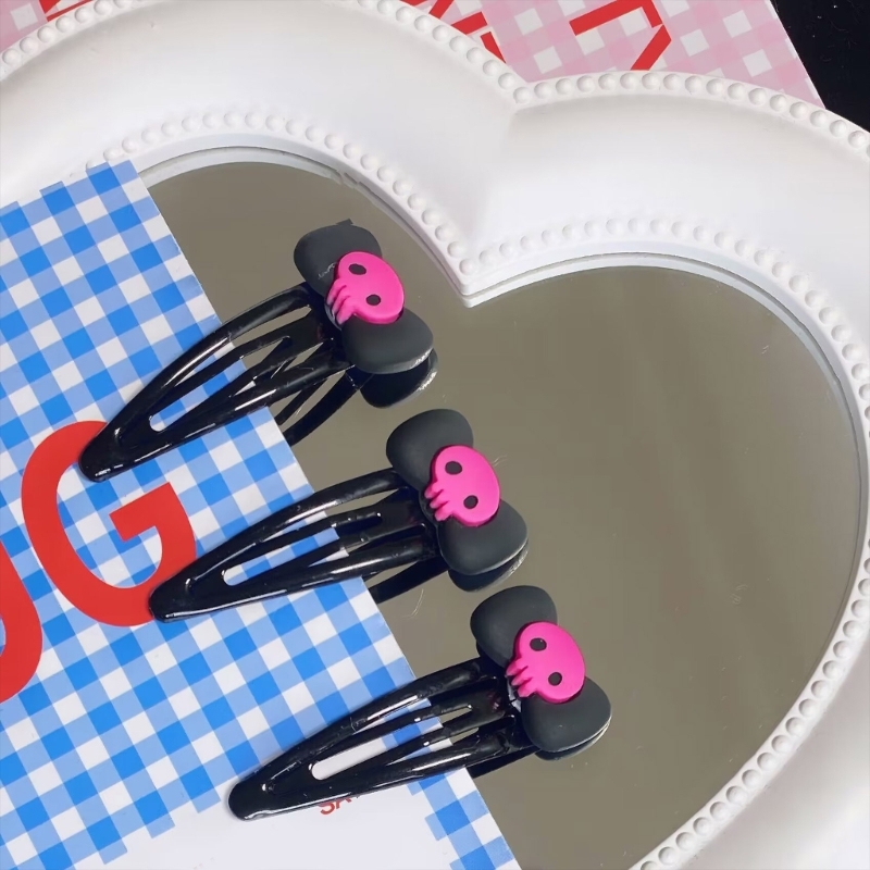 Skull Hairpin Bows Barrettes   - Bobby Pin Bulk ulasan dan harga