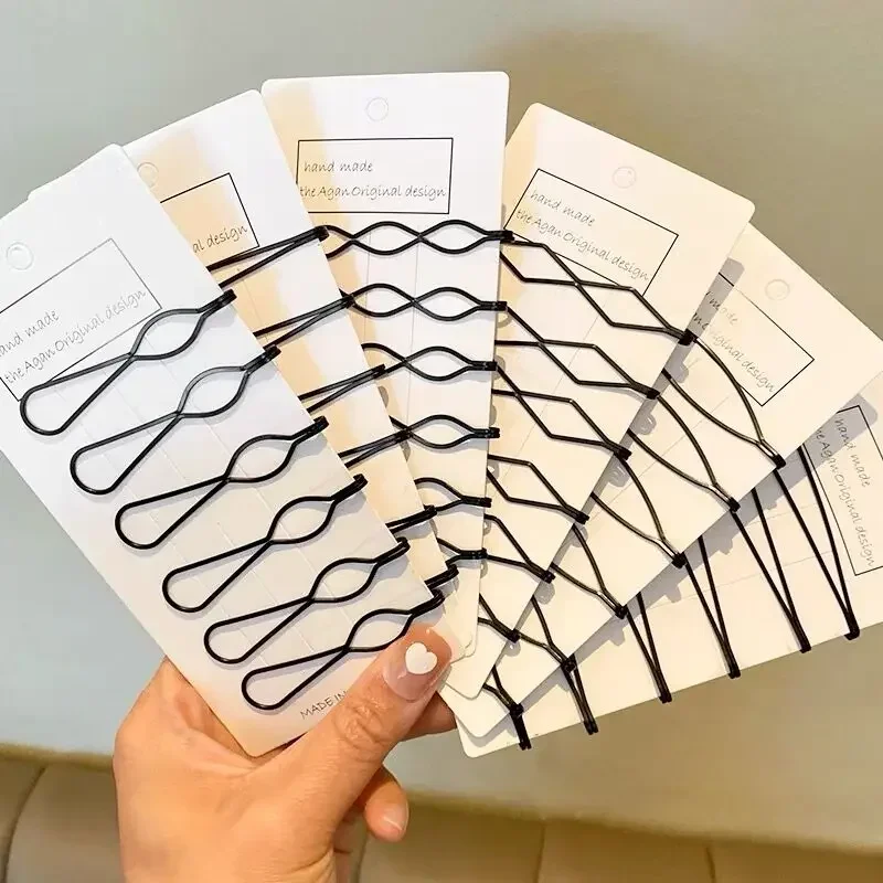3/24pcs Black Simple Bobby Hai - Bobby Pin Bulk ulasan dan harga