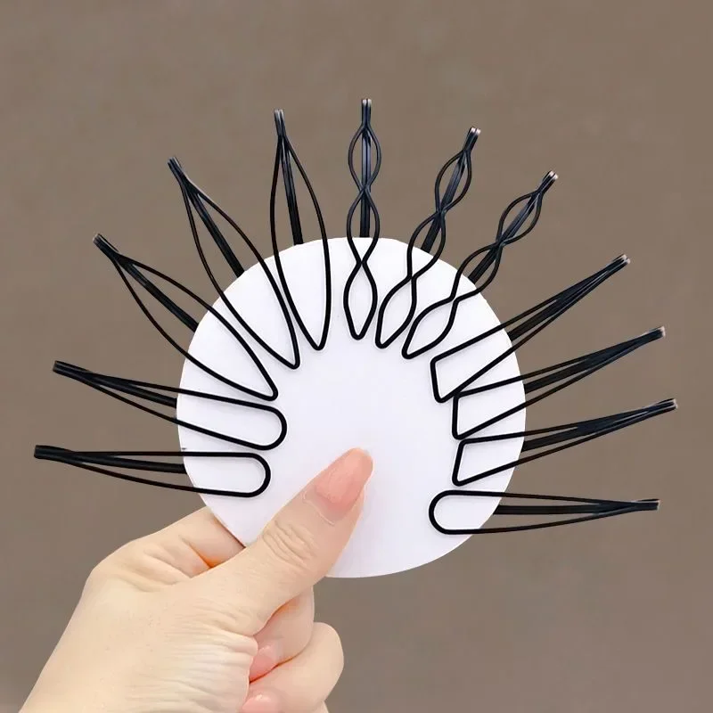 3/24pcs Black Simple Bobby Hai - Bobby Pin Bulk ulasan dan harga