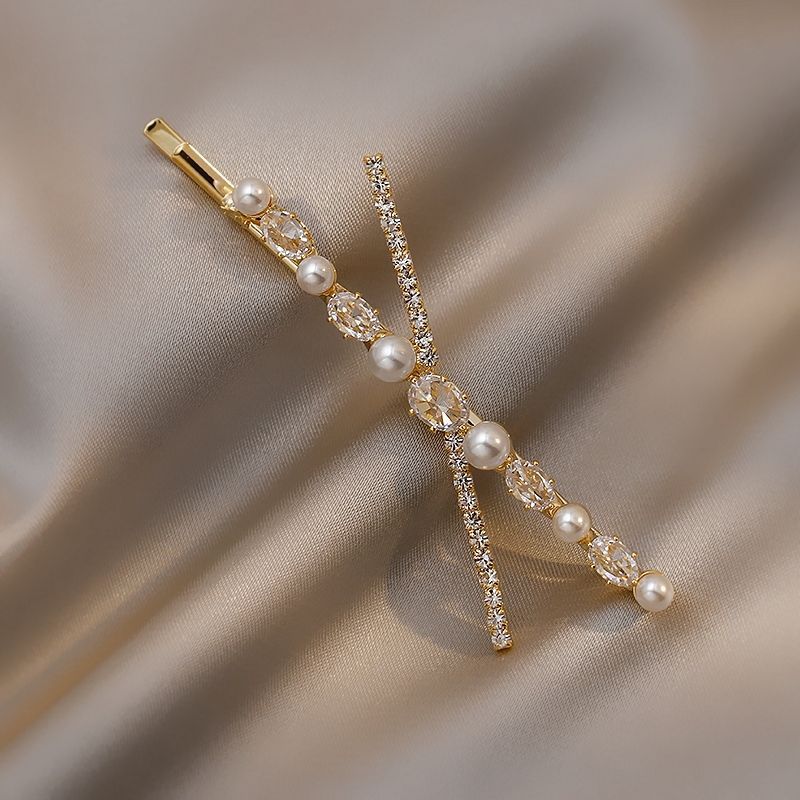 Rhinestones X Pearl Metal Hair - Bobby Pin Bulk ulasan dan harga