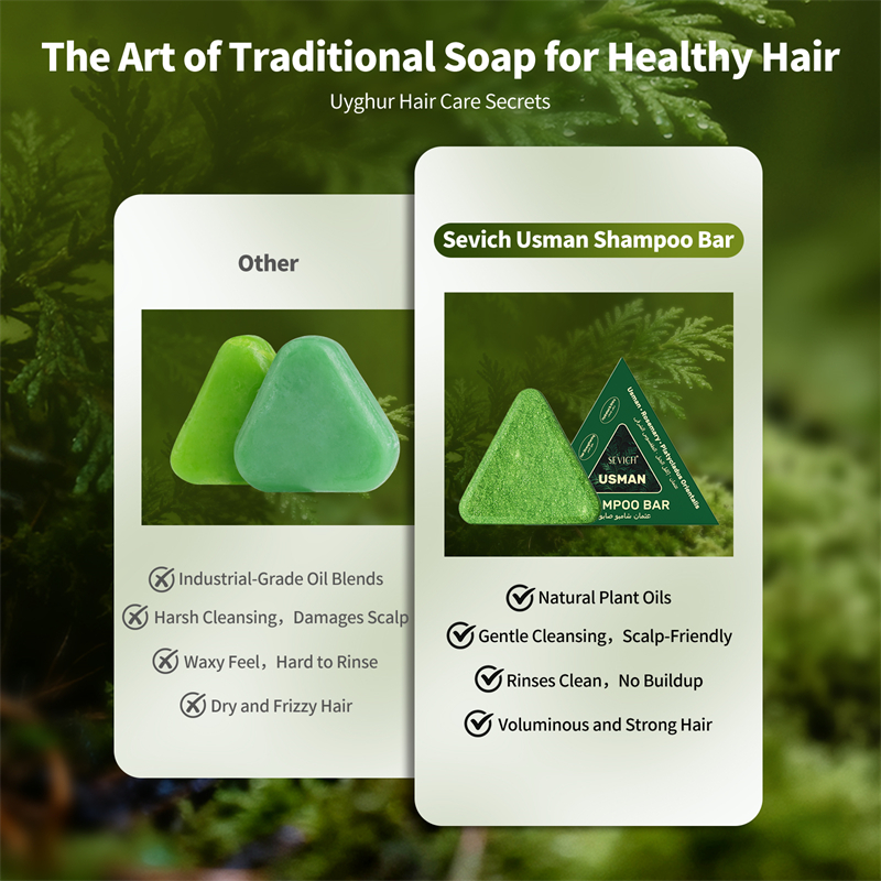Natural Hair Growth Set Usman  - Hair Care Herbal ulasan dan harga