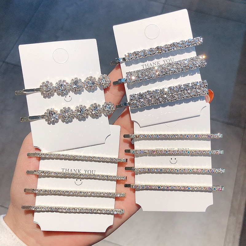 Crystal Side Bangs Hair Clips  - Bobby Pin Bulk ulasan dan harga