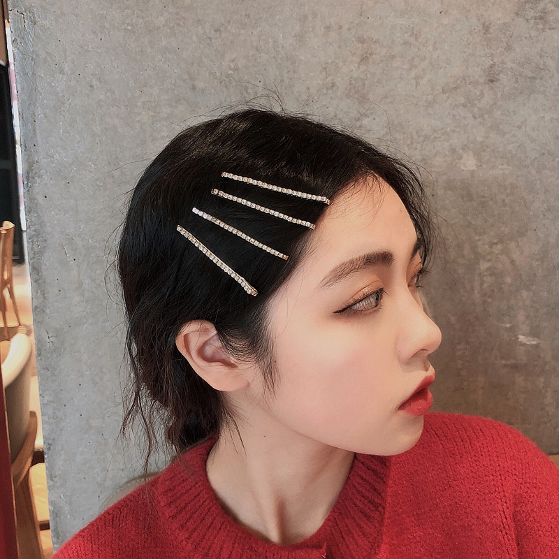 Crystal Side Bangs Hair Clips  - Bobby Pin Bulk ulasan dan harga