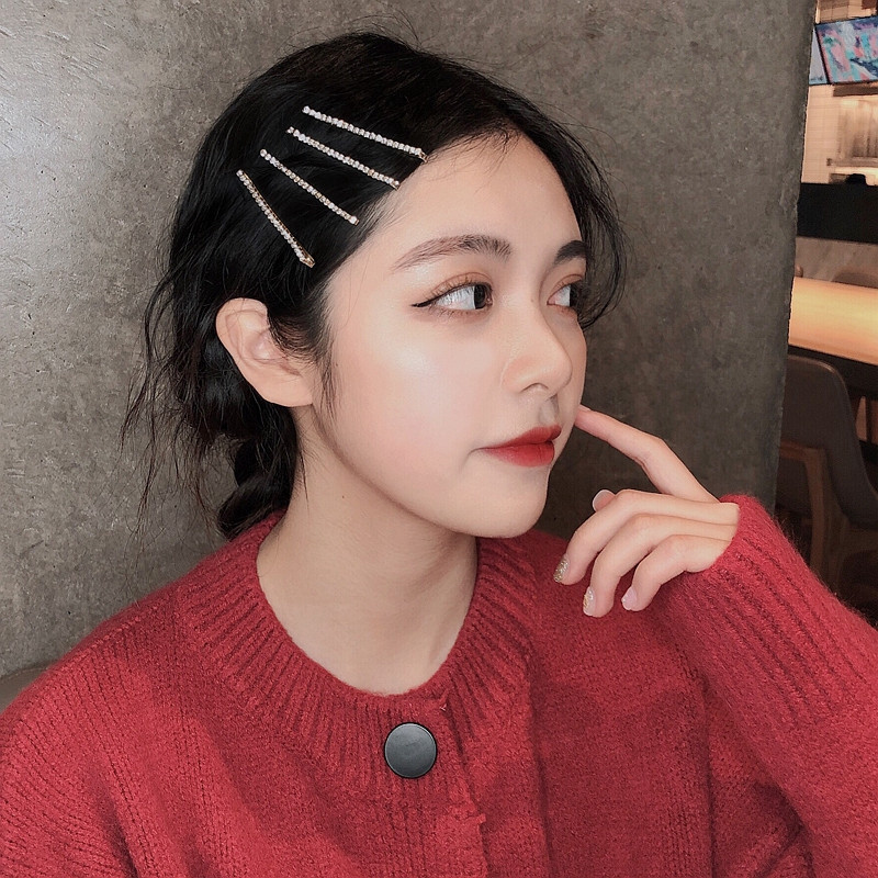 Crystal Side Bangs Hair Clips  - Bobby Pin Bulk ulasan dan harga