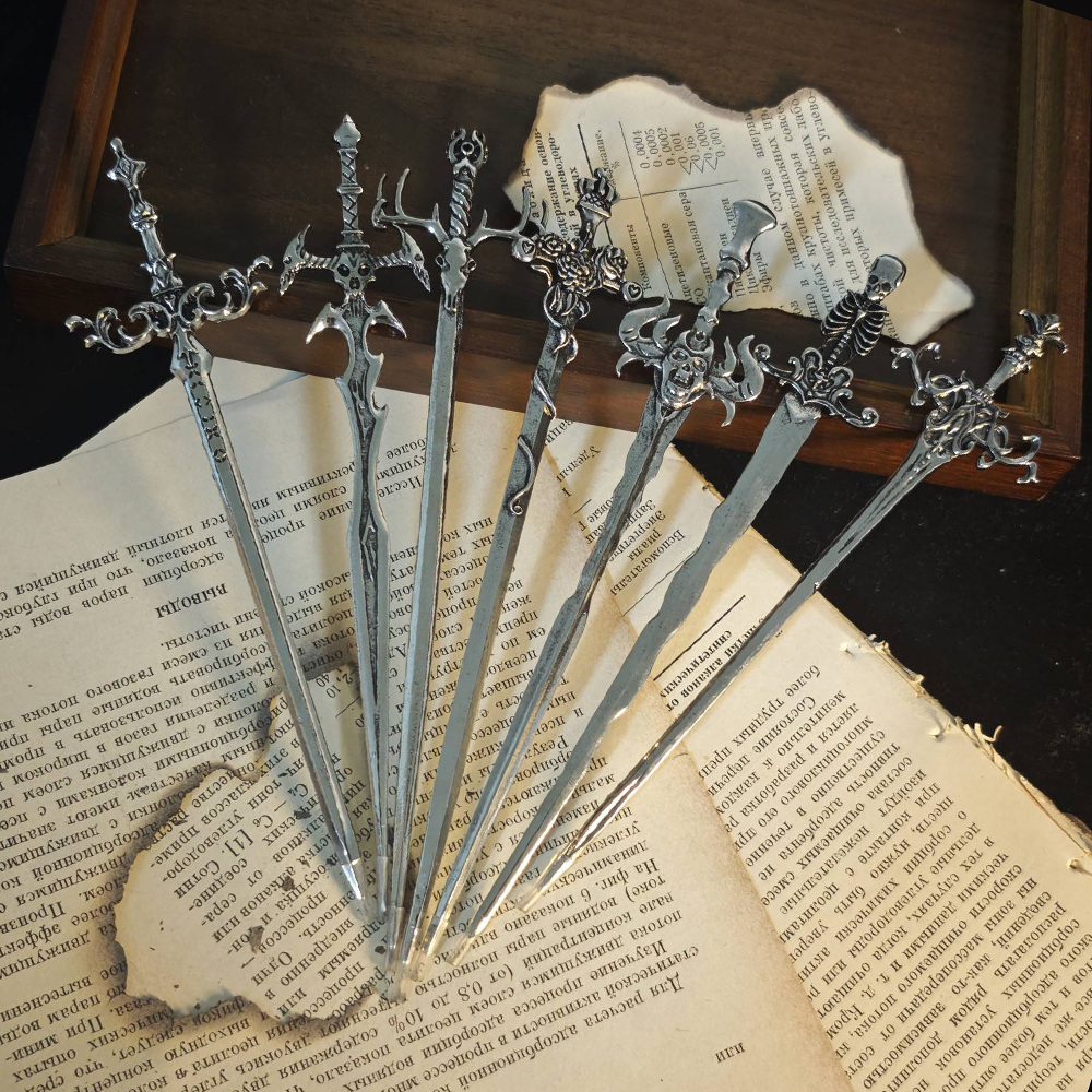 1pc Gothic Style Metal Sword H - Hair Care Ingredients ulasan dan harga