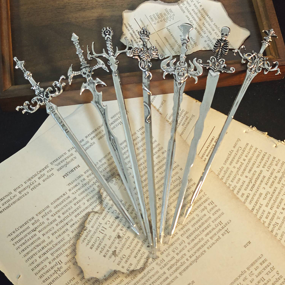 1pc Gothic Style Metal Sword H - Hair Care Ingredients ulasan dan harga