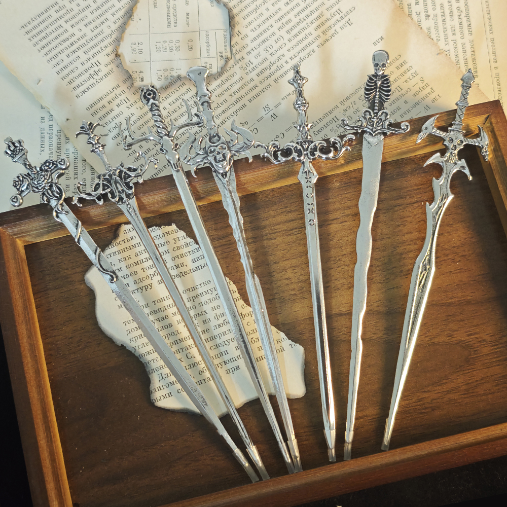 1pc Gothic Style Metal Sword H - Hair Care Ingredients ulasan dan harga