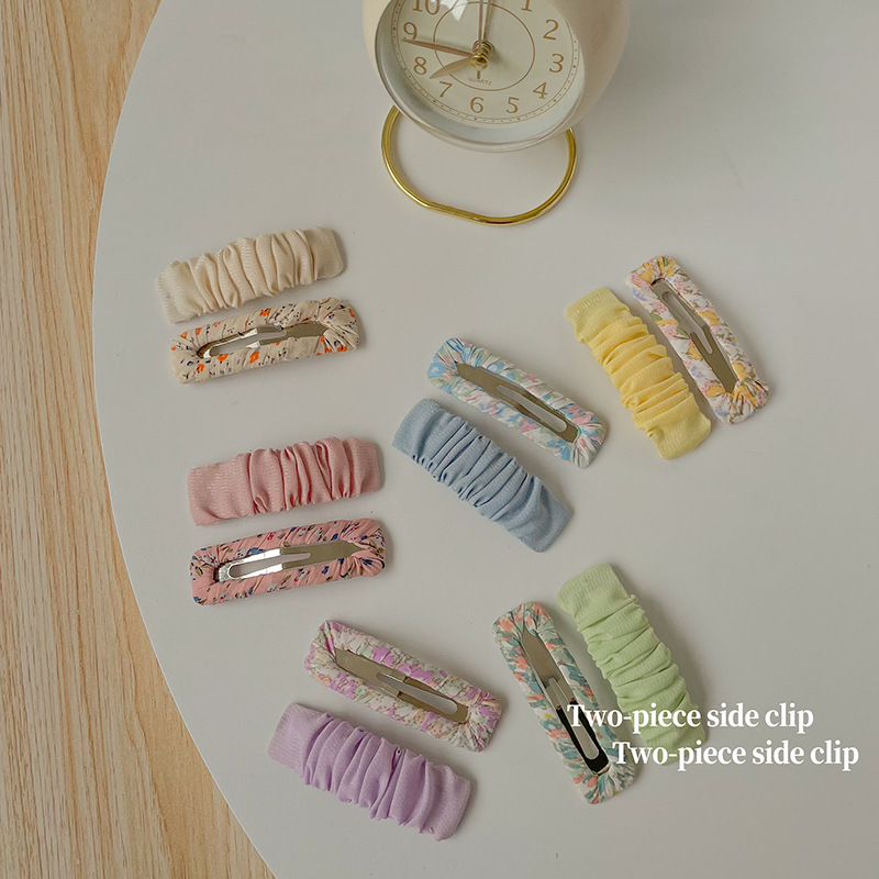 2pcs Girls Sweet Floral Print  - Bobby Pin Bulk ulasan dan harga