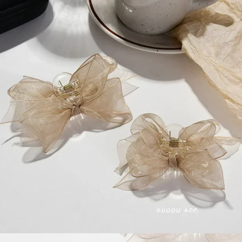 2pcs Black Matte Bowknot Mesh  - Bobby Pin Bulk ulasan dan harga