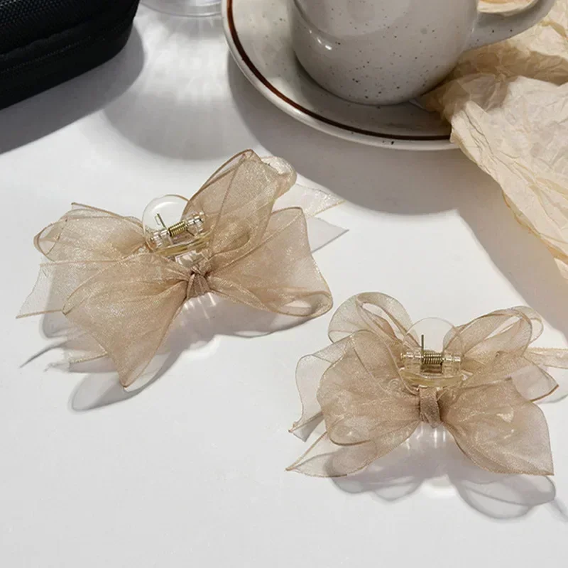 2pcs Black Matte Bowknot Mesh  - Bobby Pin Bulk ulasan dan harga