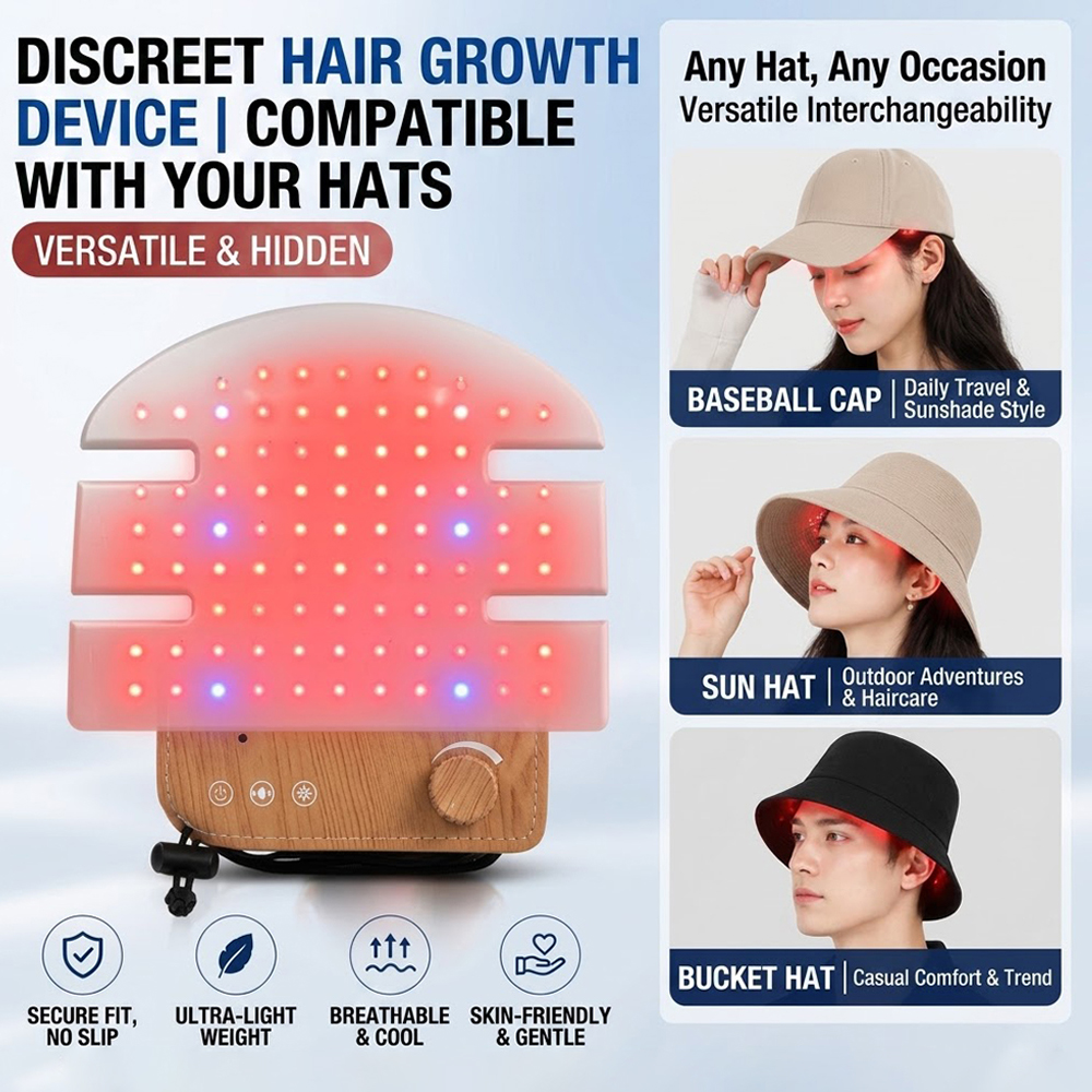 LED Hair Growth Cap Red Blue L - Hair Care Nutrition ulasan dan harga