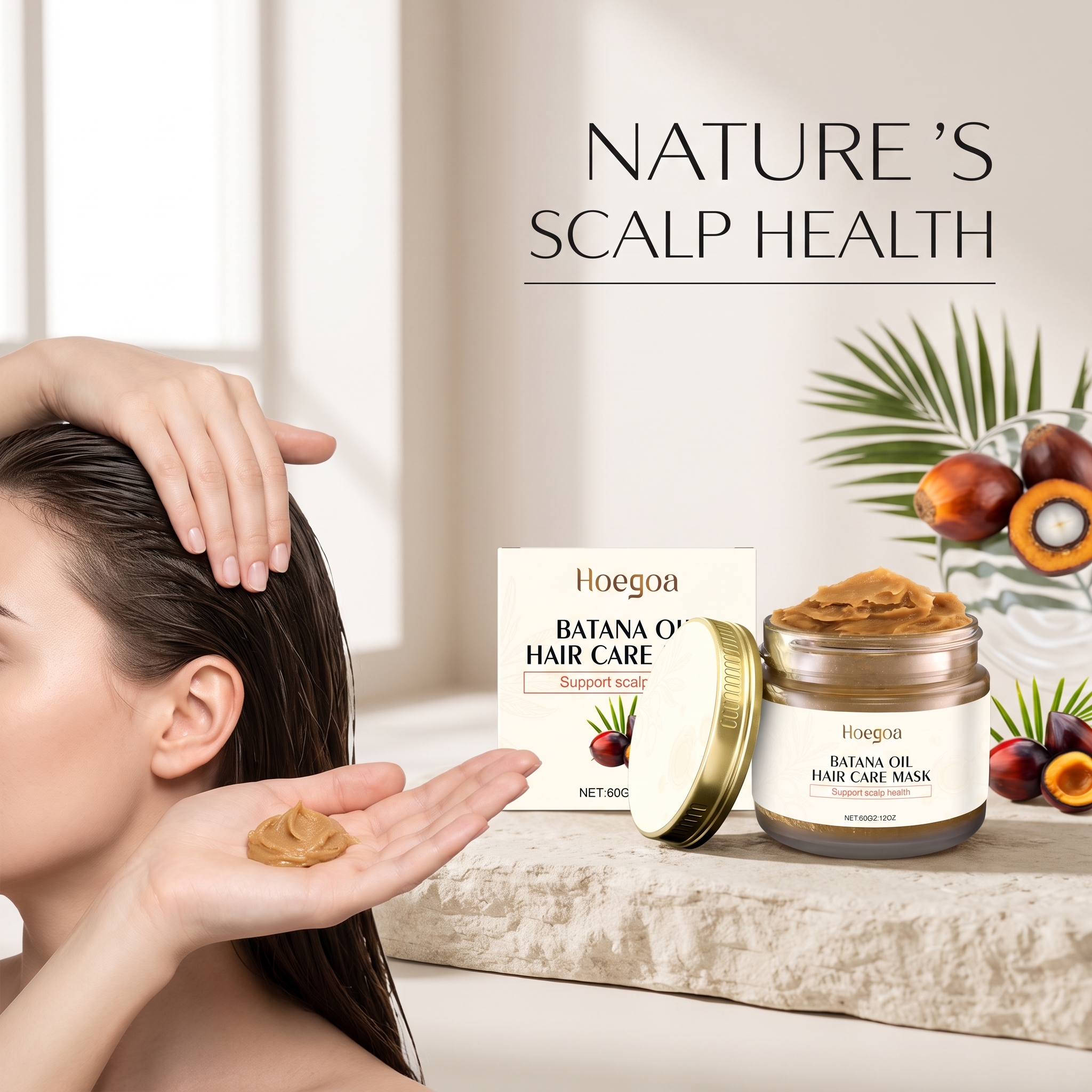 60G Batana Oil Hair Care Mask  - Hair Care Hair Mask ulasan dan harga