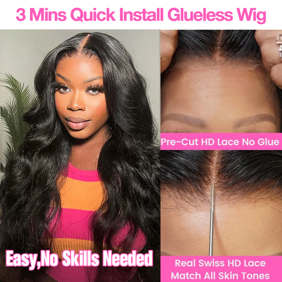 Wear Go Glueless Body Wave Lac - Lace Front Wig ulasan dan harga