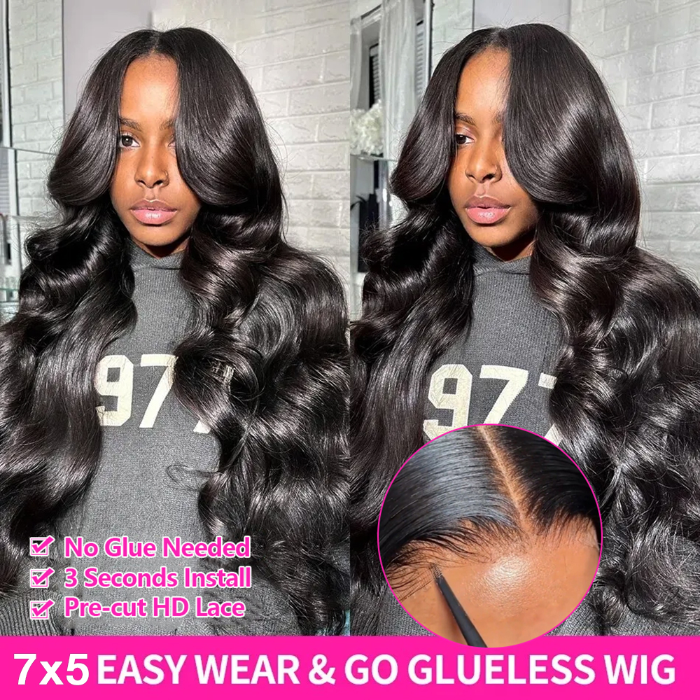 Wear Go Glueless Body Wave Lac - Lace Front Wig ulasan dan harga