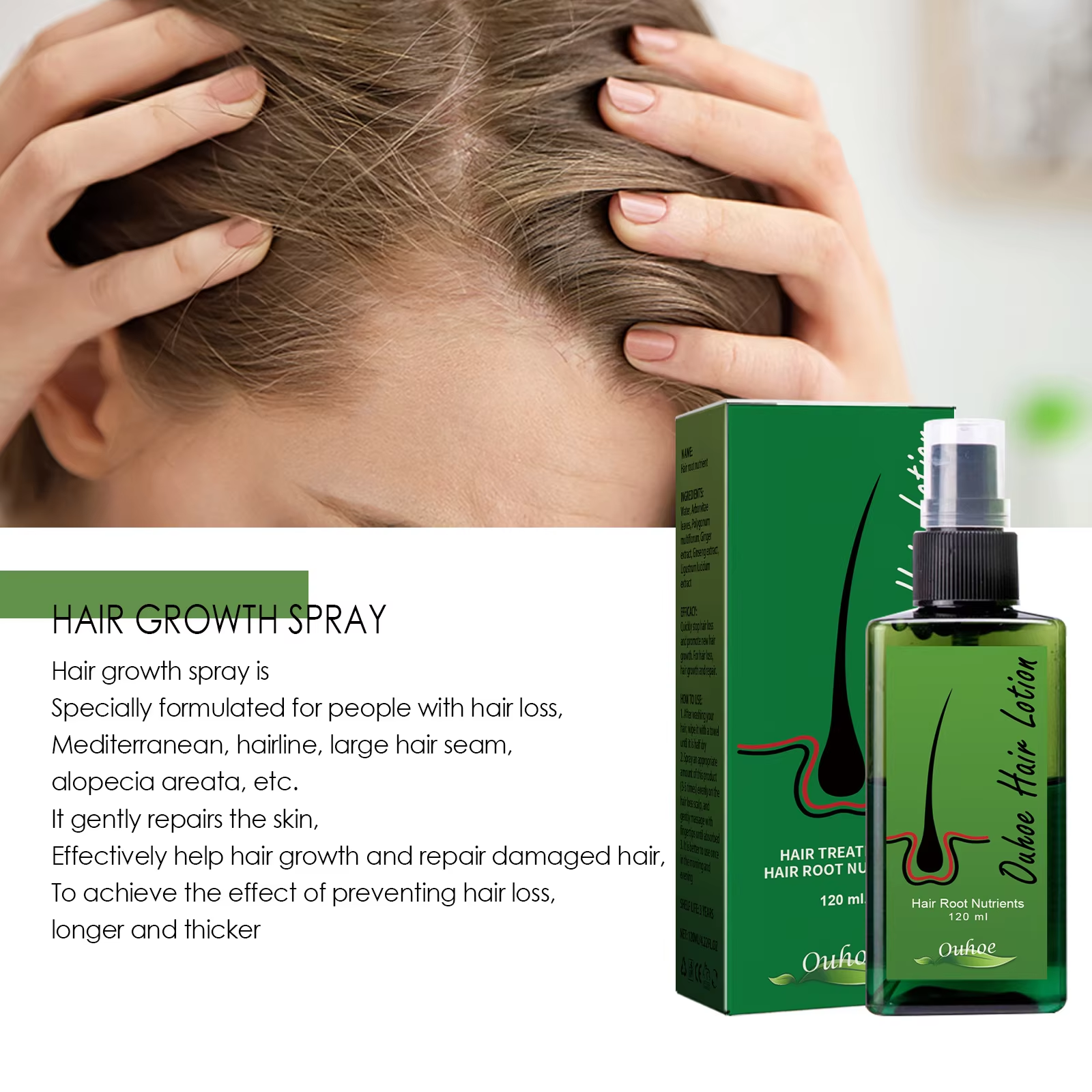 Hair Regrowth For Man Hair Gro - Hair Care Herbal ulasan dan harga