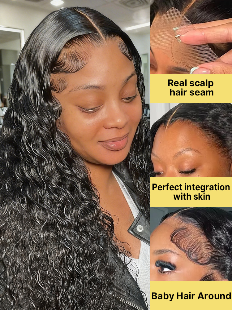 Deep Wave 13x6 Lace Front Huma - Hair Care Natural ulasan dan harga