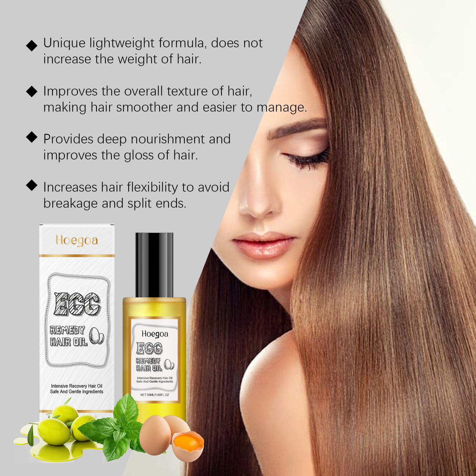 Egg Remedy Hair Oil Restore So - Hair Care Natural ulasan dan harga