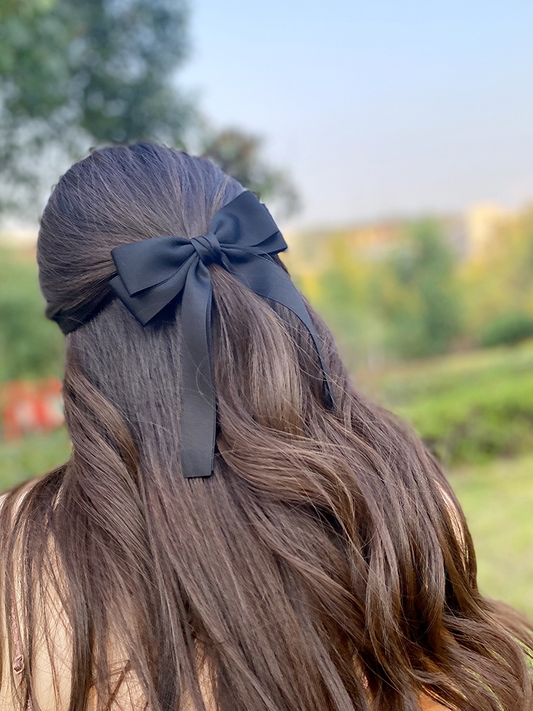Korea Elegant Long Ribbon Bow  - Bobby Pin Bulk ulasan dan harga