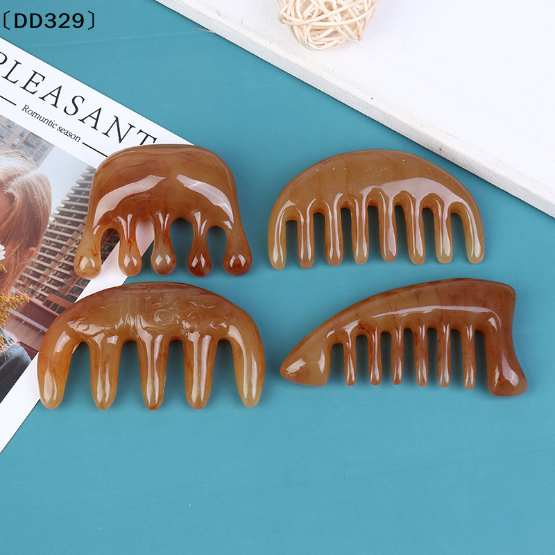 1×Natural Ox Horn Pocket Comb  - Hair Care Natural ulasan dan harga